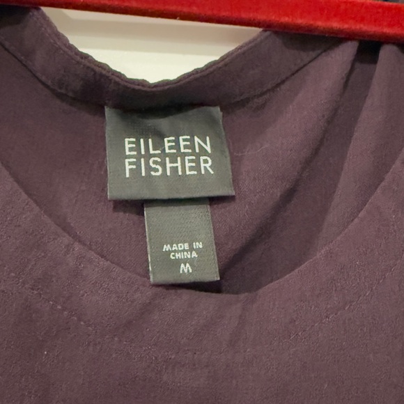 Eileen Fisher Rich Plum Tank Top - Picture 2 of 6